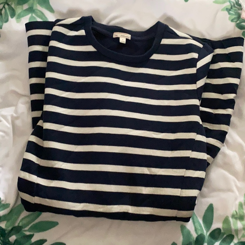 Navy and Cream Striped GAP designed and crafted dress size 6
